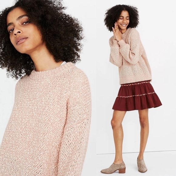 NEW NWT | Madewell Baez Pullover Knit Sweater | Size Small - Picture 1 of 13